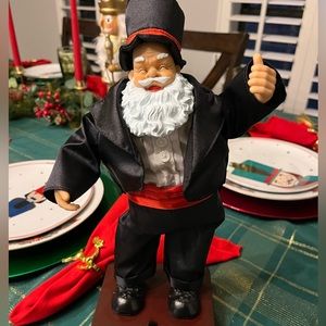 Vintage Y2K Happy New Year Millennium Santa Singing Dancing Animated